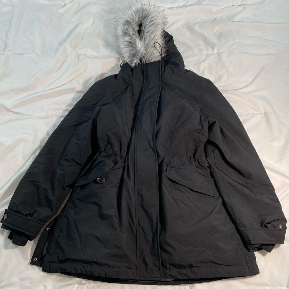 Wantdo Women's Heavy Black Winter Coat (XL) - Picture 3 of 7